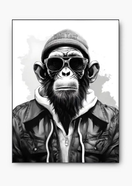 monkey X hipster